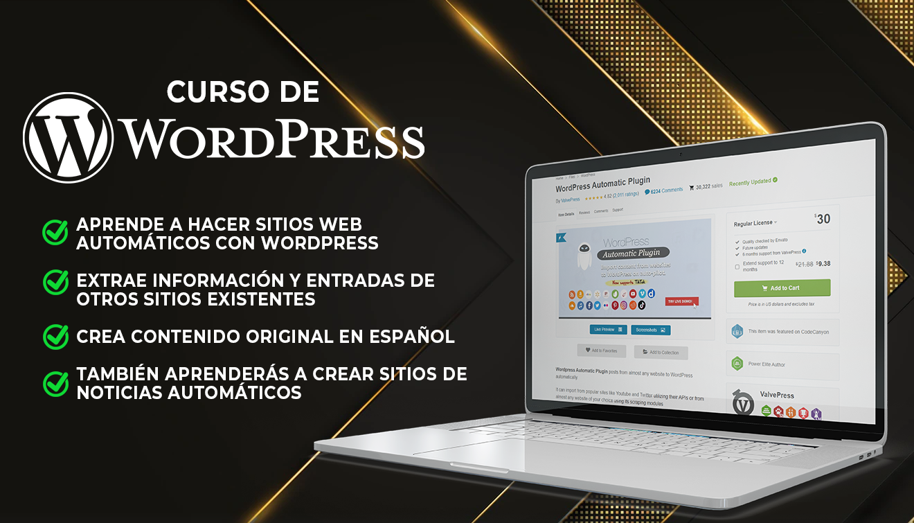 Curso de WordPress Automatic En Español